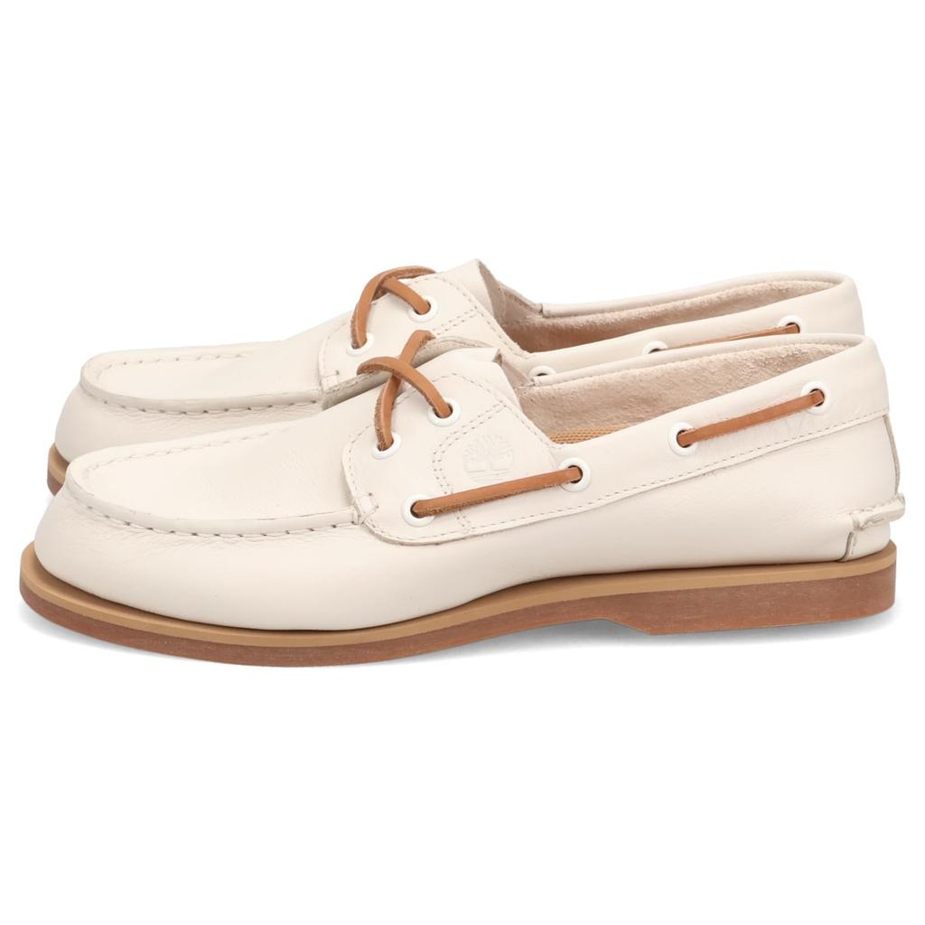 Timberland Damen 2-Eye Classic Boat Bootsschuhe, Weiß, Größe 24.5cm (A2Q9X-ETD)