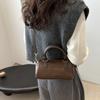 French Style Bowling Bag Elegant Women Handbags Vintage Boston Shoulder Bag  School