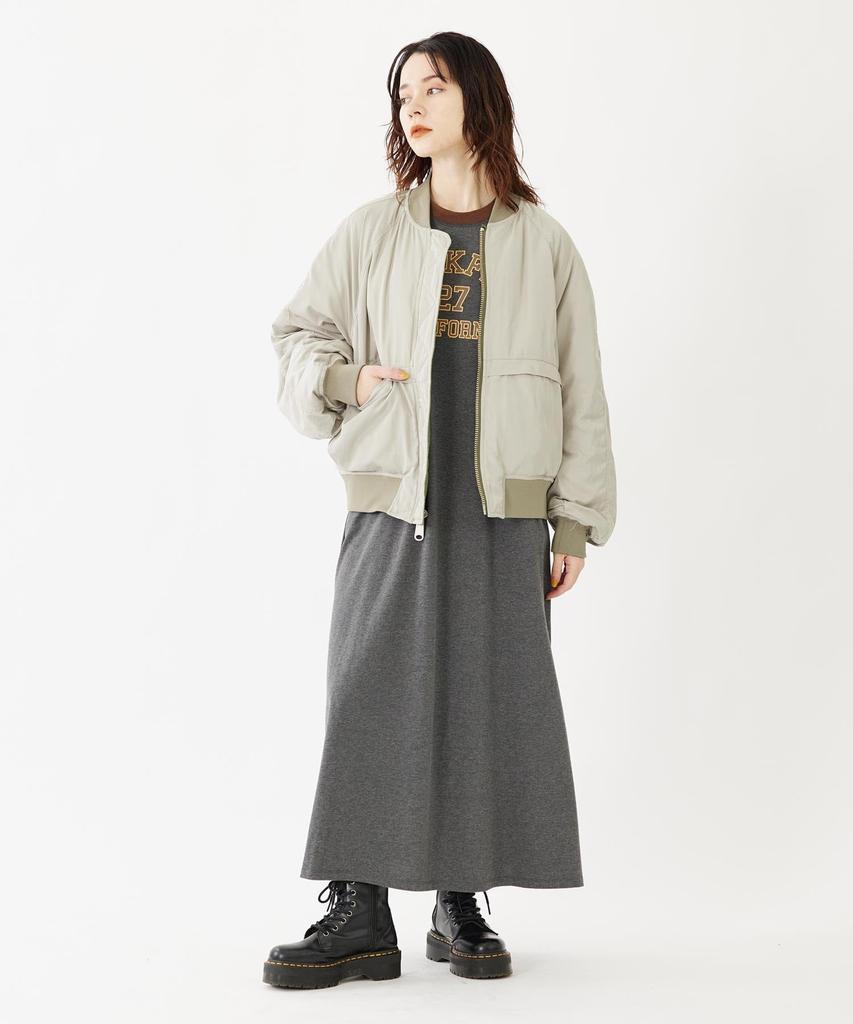 Milkfed Wende Fliegerjacke Olive für Damen MA-1,