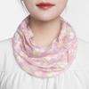 Floral Silk Scarf Ice Silk Neck Guard Scarf Summer Veil  Women