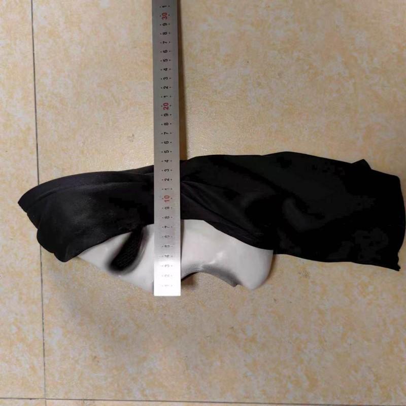 Halloween Scary Ghost Face Mask Black Cloth Horror Cosplay Party Prop