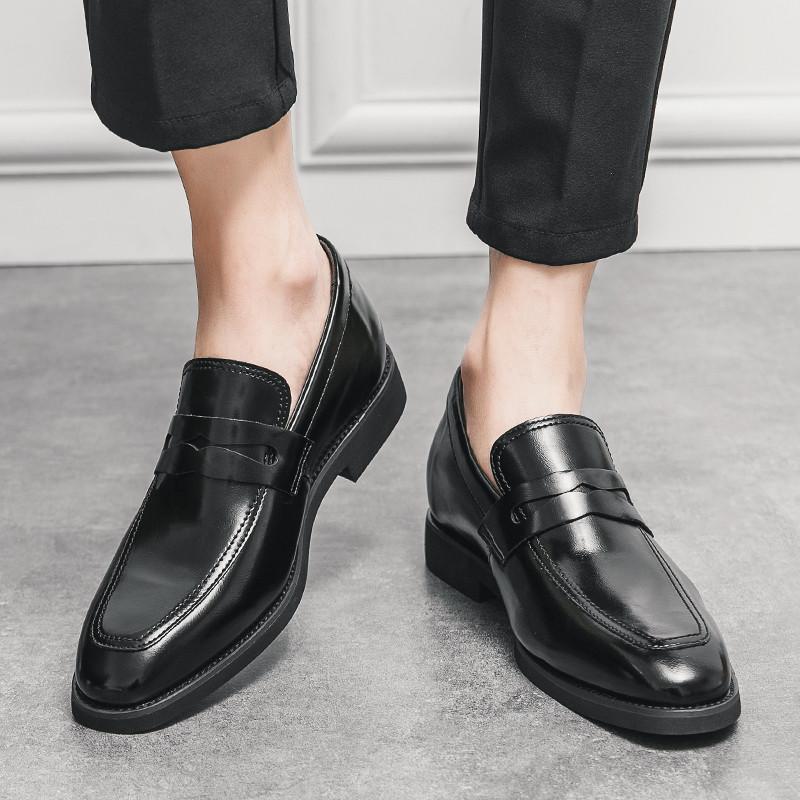 New Designer Penny Loafter Patent Leather Slip On Shoes For Men Casual Loafers Business Formal Dress Footwear Zapatos Hombre