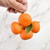 QX2E Artificial Tangerine Fruit Simulation Foams Tangerine Realistic Tangerine Fruit