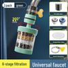 Six-Layer Detachable Water Faucet Filter & Anti-Splash Shower Head