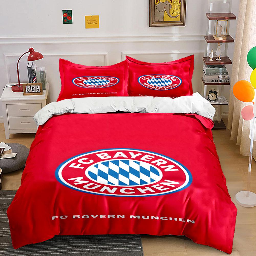 FC Bayern Munich logo. Bedding sets Duvet cover sets Duvet covers Pillowcases(1 * Duvet Cover 2 * Pillowcases without duvet insert)