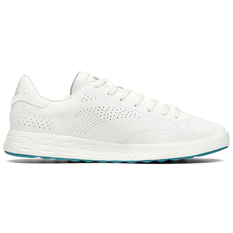 Anta Track Comfortable Breathable Low top Skateboard Shoes Men's Ivory White 112128047-1