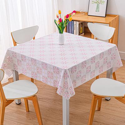 Fresh Rural Style Floral Printed Tablecloth Thickened PVC Material Lace Table Mat Oil Proof Washfree Heat Insulating Desk Pad