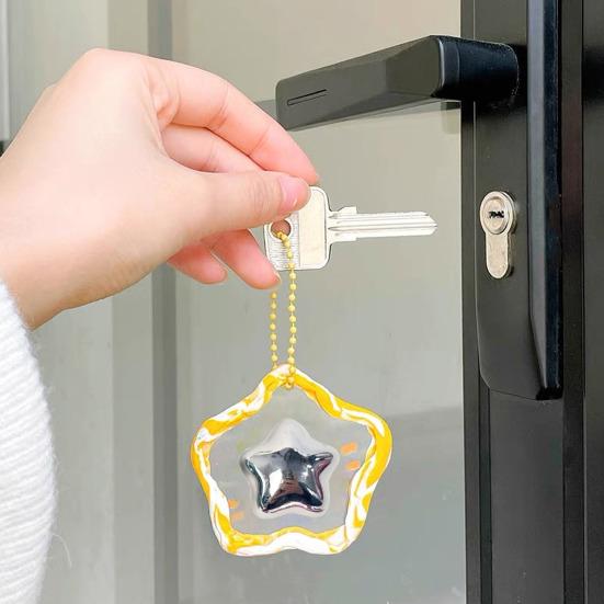 Metallic Star Charms 16mm Electroplated Flatback Stars Five-Pointed Star Charms for DIY Mobile Phone Cases Jewelry Making Hairpins Craft Supplies