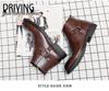 British Style Men's Pointed Toe Zipper Leather Boots - Formal/Casual, High Top, Ankle, Plus Size Available