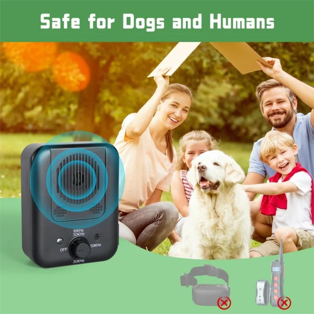 Upgraded Dog Barking Control Device With 3 Adjustable Sensitivity & Frequency