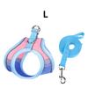 Rabbit Walks Adjustable Bunny Harness and Leash Set Double Buckle with Reflective Strips Rabbit Vest Pets Stuff Suitable