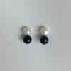 Double Onyx Earring
