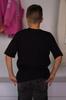 T-Shirt (kids) – Black, Cotton, Short Sleeve, Casual, Summer,  6414-001-1 HC