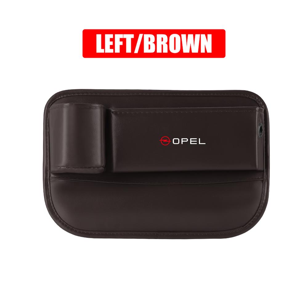 Car Seat Gap Storage Box Crevice Side Organizer With Cup Holder For Opel Zafira B Corsa D Insignia Mokka Regal Car Wheel Hubcap DP2
