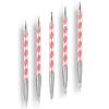 5 Pcs Dual-Ended Nail Art Silicone Sculpting and Dotting Tools Acrylic Handle Nail Art Brushes Silicone Nail Polish Carving Pen for Gradient,