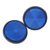 2Pcs Circular Motorcycle Reflector Night Reflective Warning Sticker Circular Self-Adhesive Reflector Safety Sign Signal Strip