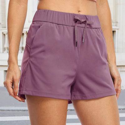 Pantaloncini Sportivi da Donna a Vita Alta con Coulisse Pantaloncini da Corsa con Tasche Estivi Casual da Palestra Allenamento Pantaloncini Larghi da Yoga