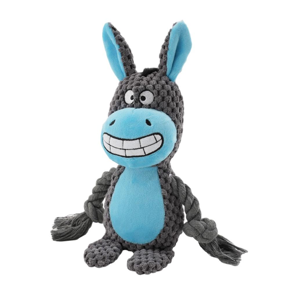 Plush Puppy Chew Toy Creative Squeaky Plush Dog Toys Funny Training Dog Accessories Dog