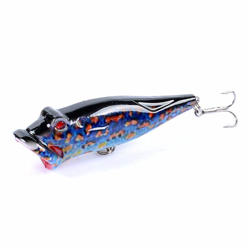 Fishing Lure Bait Painted Hard Bait 8cm/12.4g Top Water Popper Artifical Baits