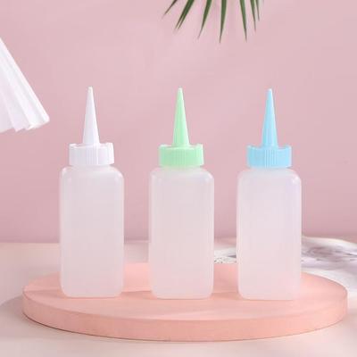 120ml Small Transparent Plastic Glue Bottle with Needle Tip