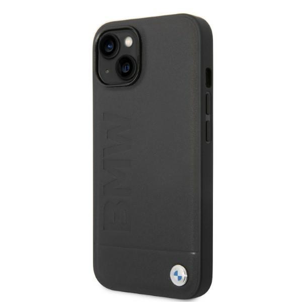 Bmw Case Bmhmp14Ssllbk Iphone 14 / 15 / 13 6.1 Black/Black Hardcase Signature Logo Imprint Magsafe