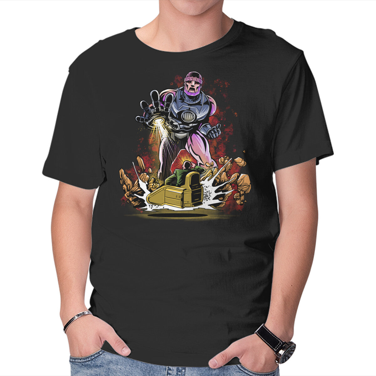 Unisex Crew Neck T-Shirt Sentinel You Shall Not Pass Graphic Short Sleeve Casual Tee XXL