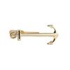 Electroplating Gold Silver Gun Black Boat Anchor Tie Clip Fun Metal Men's