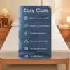 All-Season Waterproof Mattress Protector Soft Polyester Deep Pocket Sheet 8 Colors Modern Bed Fitted Sheet Durable Mattress Cover Bedding Bedspread