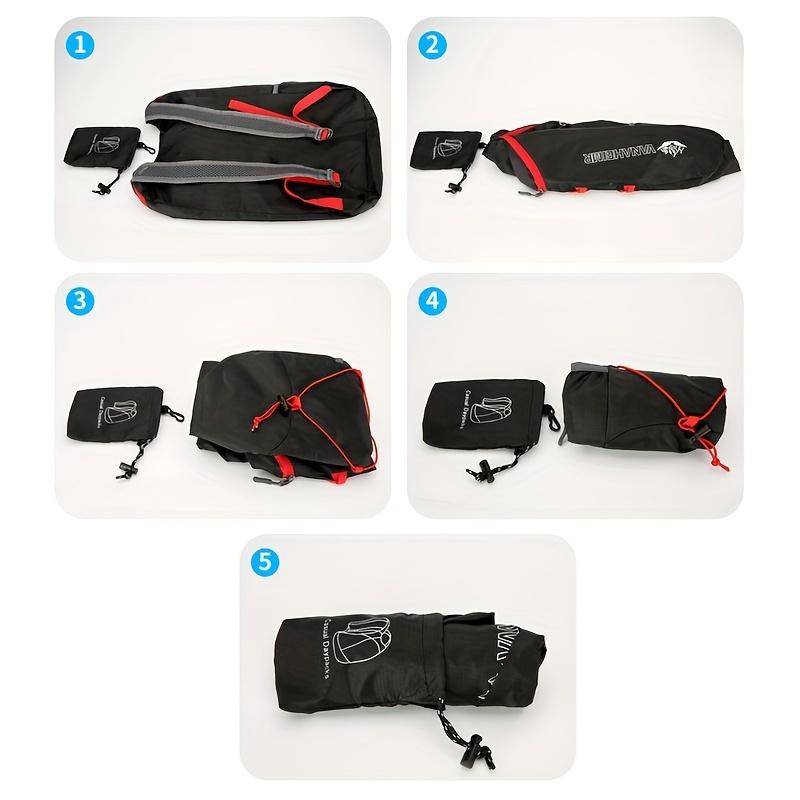 Light Sports Backpack Portable Foldable Travel Backpack Multifunctional Outdoor Mountaineering Bag Unisex Waterproof Backpack