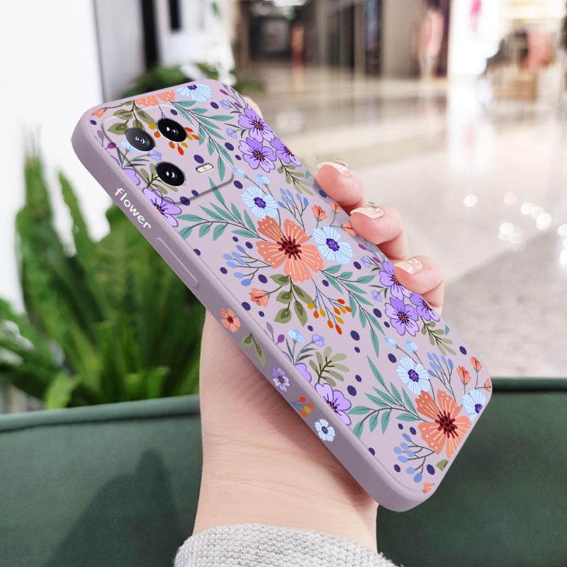 

Miss Flower Phone Case For Xiaomi Mi 15T 15 14T 14 13 13T 12 12X 12T 12S 11 11T Ultra 10 10T 9 9T Pro Lite Liquid Silicone Cover Xiaomi 12T Pro светло-фиолетовый