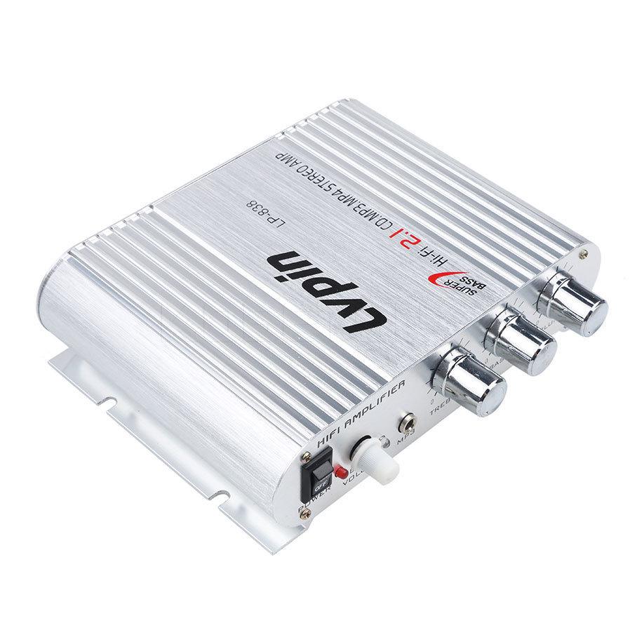 ONK Caiyun LVPIN LP-838 2.1 Channel Car and Home Power Amplifier