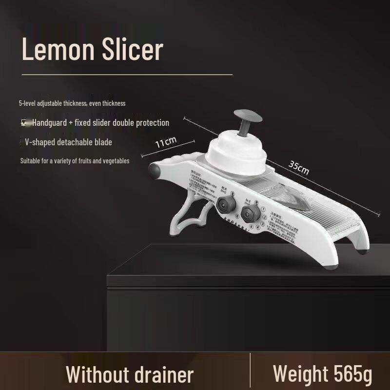 2024 Multifunctional Lemon Slicer for Milk Tea Shop - Efficient Fruit Thin Slicing Tool