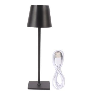 LED Desk Lamp Simple Metal Texture 3 Color Modes Dimmable Tap Control Eye Protection Table Lamp for