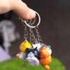 Charm PVC Key Ring Random Key Chains Bag Pendant Lucky Cat Keychain Cat Keyring Kitten Key Chain