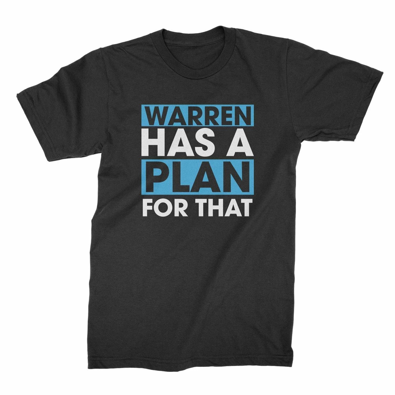 Warren Has A Plan For That T-Shirt Elizabeth Warren T Shirt Warren 2020 Shirt 2XL