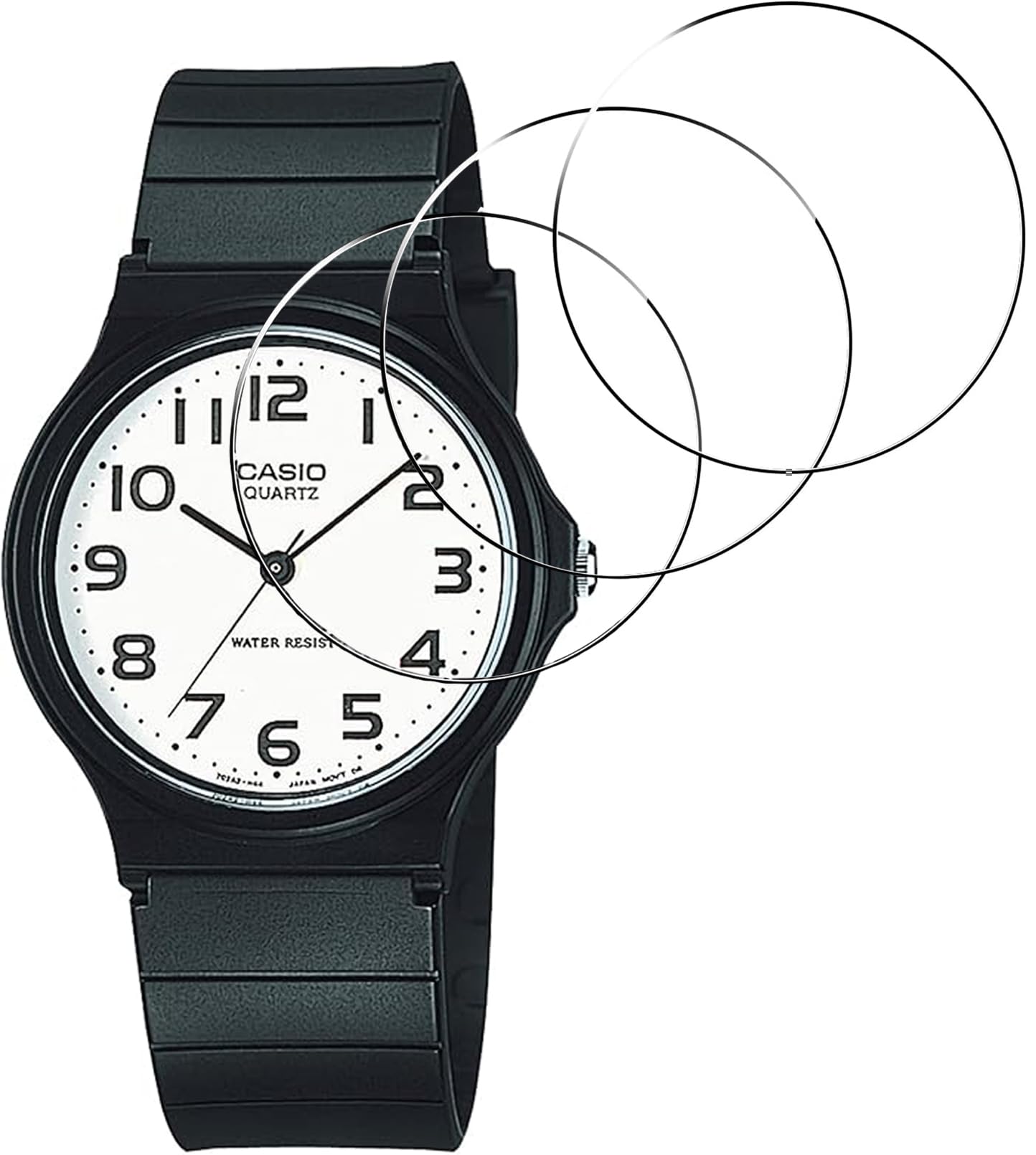 

For watches Casio MQ-24 film glass film [ZENGZOUZ] CASIO MQ-24 protective film hardness 9H impact...