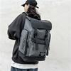 Backpack Men's Trendy New Middle School Student School Bag Tooling Travel Backpack