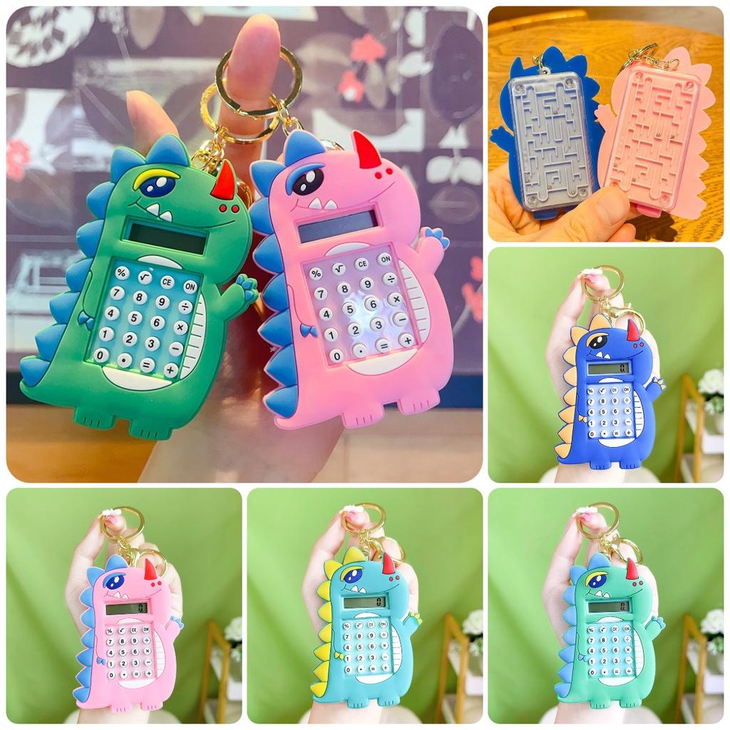 Lovely Resin Dinosaur Maze Keychain Creative Kids Toy Decoration