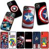Marvel Captain America Shield Cover Phone Case for Xiaomi Redmi Note 14 12 13 ProPlus A4 A3 Pro Plus 12C 13C 14C 5G