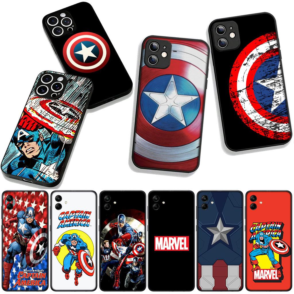 Marvel Captain America Shield Cover Phone Case for Xiaomi Redmi Note 14 12 13 ProPlus A4 A3 Pro Plus 12C 13C 14C 5G