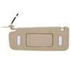 Side Sun Visor Beige Sun Shielding Visor Board with Makeup Mirror for 1500 2500 3500 HD Vehicle Models Left: 22850306