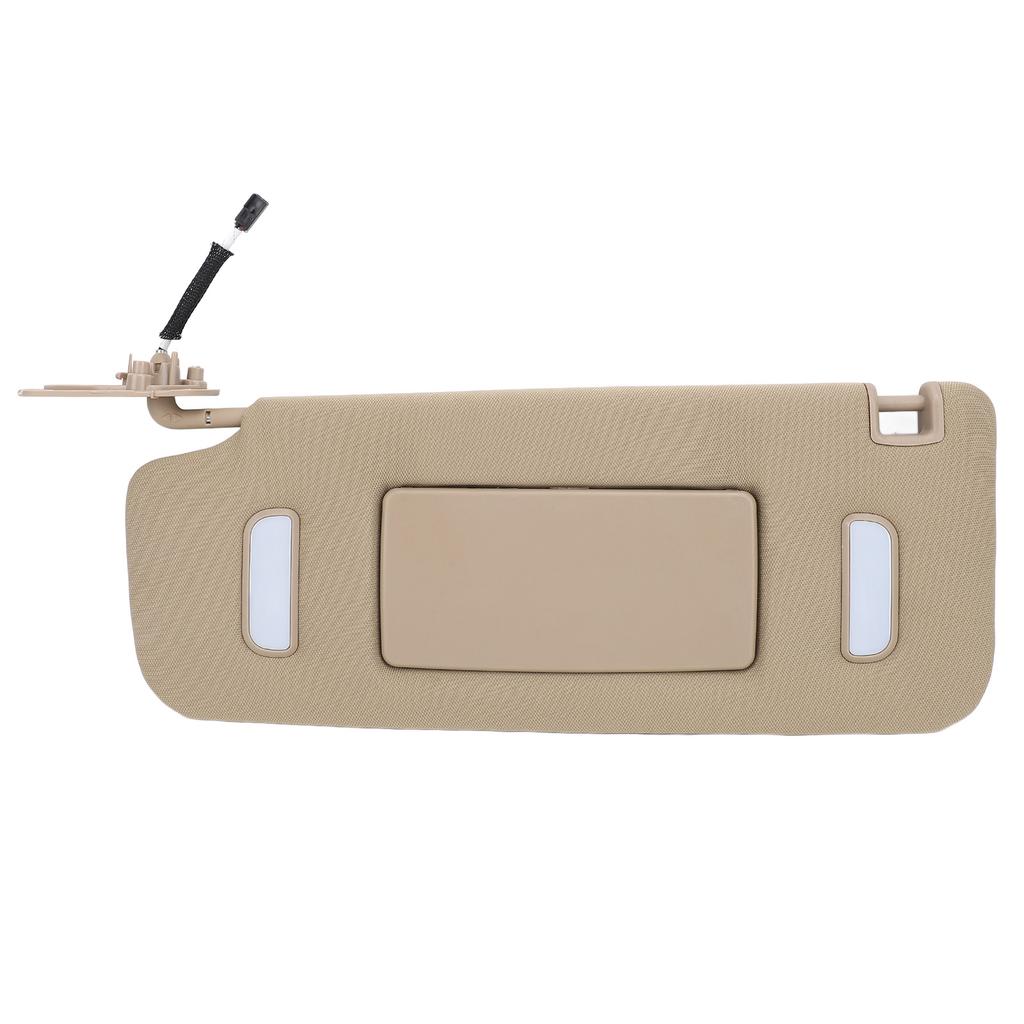 Side Sun Visor Beige Sun Shielding Visor Board with Makeup Mirror for 1500 2500 3500 HD Vehicle Models Left: 22850306