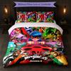 Set Copripiumino Miraculous Ladybug 3 Pezzi 1 Copripiumino e 2 Federe Biancheria da Letto Morbida per Camera da Letto Domestica