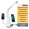 NEWSTYLE 15W Wireless Fast Charging Eye-Care Reading Desk Lamp with Inductive Dimming 5-Colour Temperature Timer LED Table Light