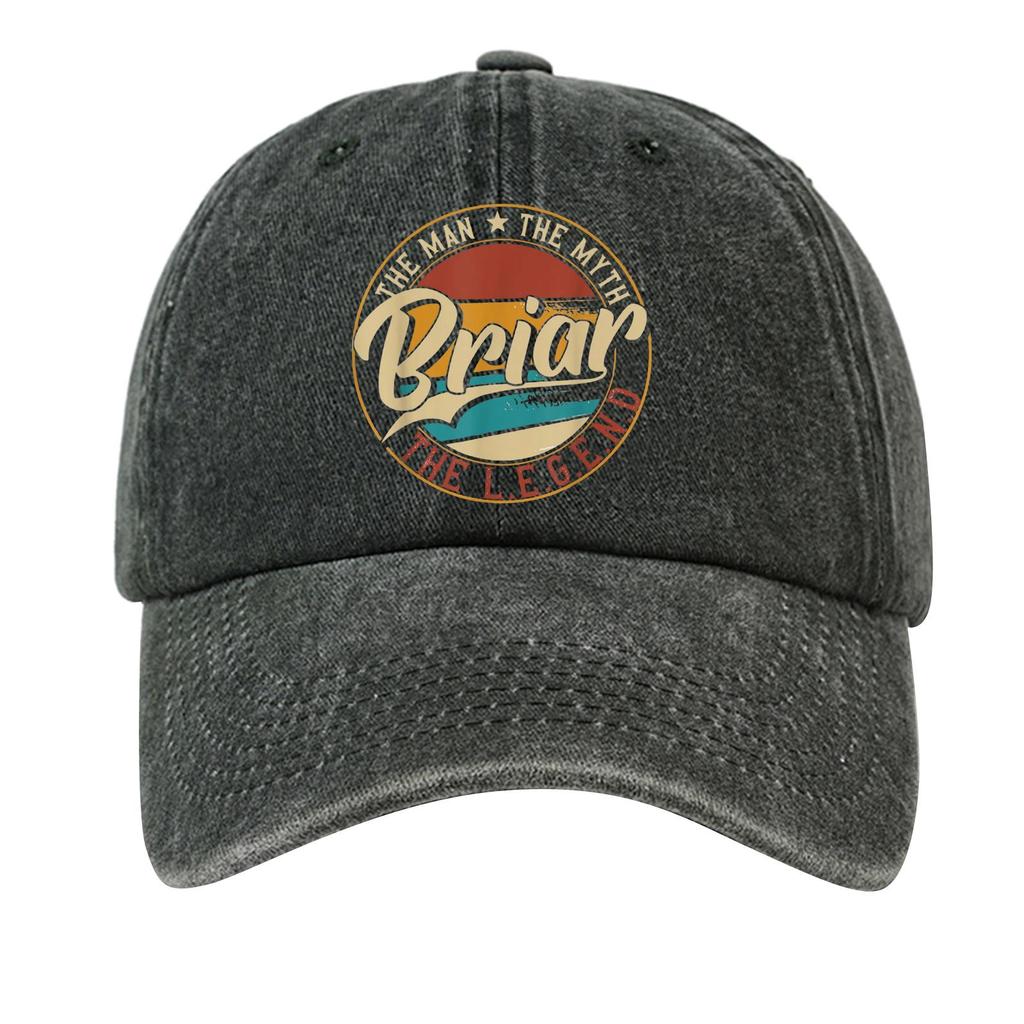 Washed Cotton Baseball Cap Soft Top Denim Hat Vintage Style Adjustable Fit Casual Outdoor Headwear for Men and Women