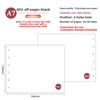 A7 50Sheets Loose Leaf Notebook Refill Spiral Binder Inner Page Weekly Monthly To Do Line Grid Inside Paper Stationery