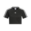 adidas Originals BABY TEE Sports Cropped Raglan Sleeve T-Shirt Women's Black