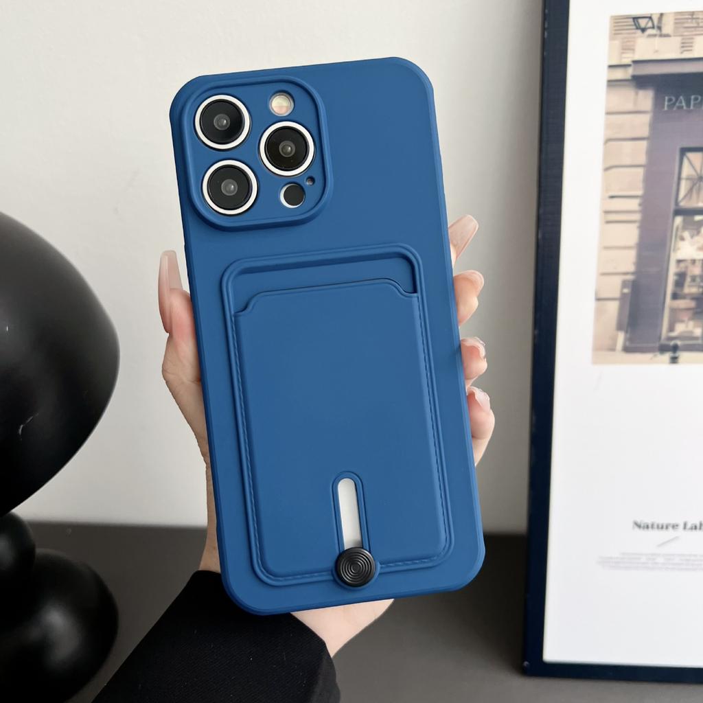 17 Popular Card Bag Mobile Phone Case Push Card Apple 17PRO Mobile Phone Case iPhone16PRO Card Mobile Phone Case Applicable