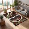 Kenworth Crystal Velvet Rug, Custom Name Text Personalized Non‑Slip Floor Mat for Home Decor Gift
