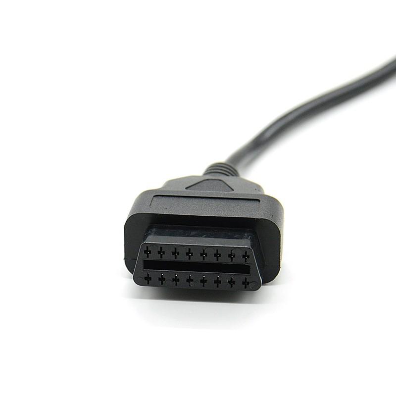 High quality For Benz MB 38 Pin to 16 Pin OBD OBD2 OBDII Diagnostic Adapter Connector Cable for Mercedes for Benz 38Pin to 16Pin